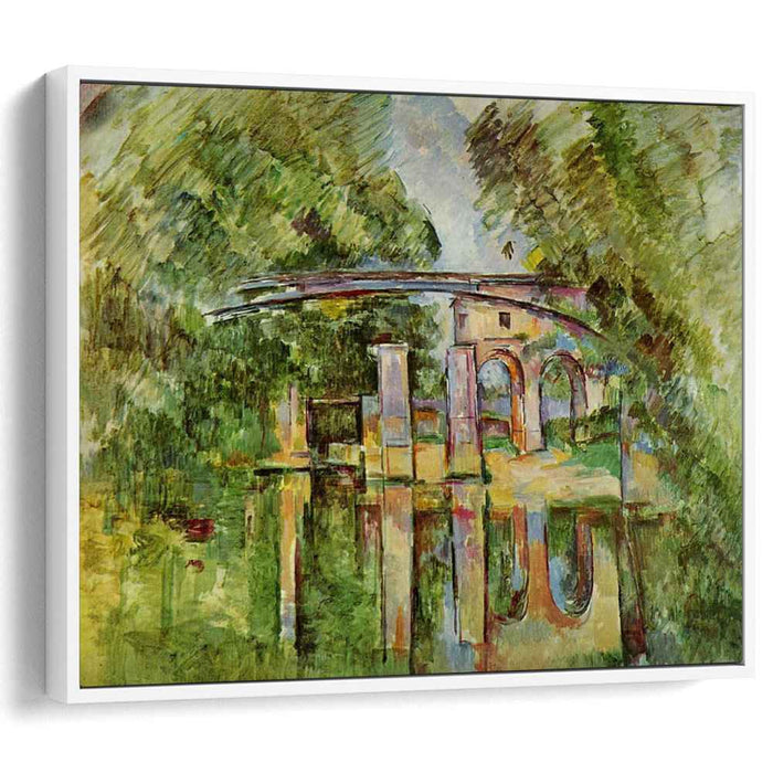 The Aqueduct and Lock (1890) by Paul Cezanne