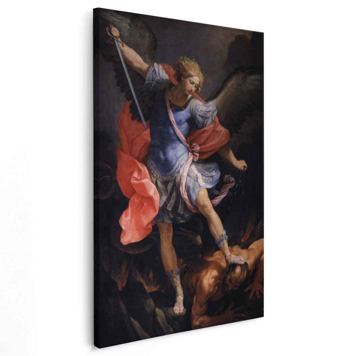 The Archangel Michael defeating Satan (1635) by Guido Reni
