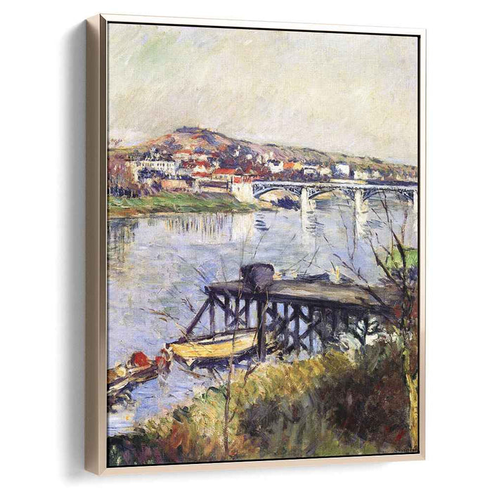 The Argenteuil Bridge (1893) by Gustave Caillebotte