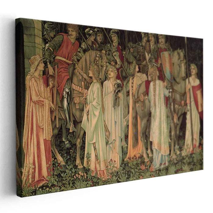 The Arming and Departure of the Knights (1894) by Edward Burne-Jones