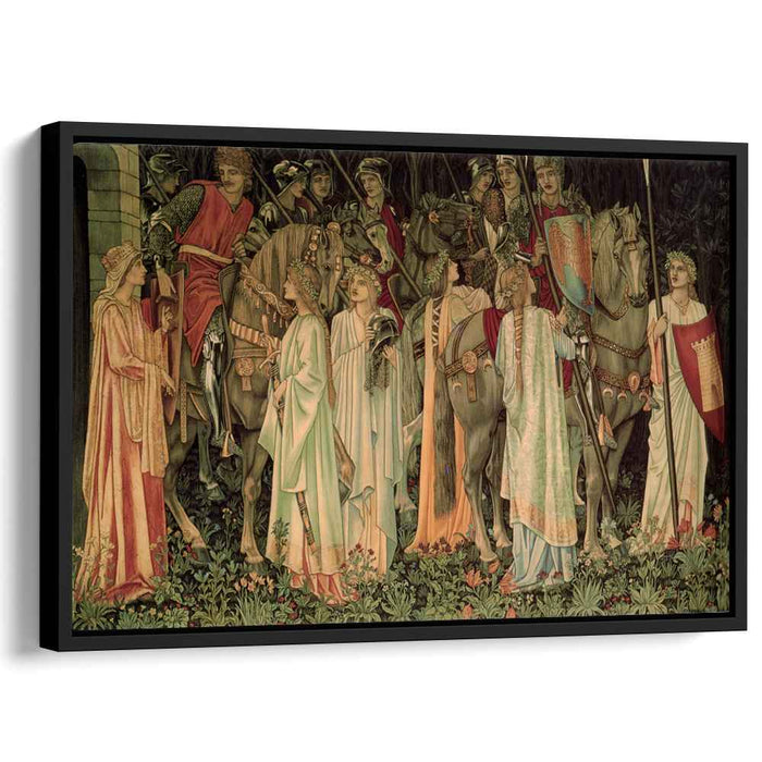 The Arming and Departure of the Knights (1894) by Edward Burne-Jones