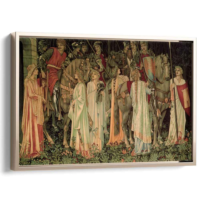 The Arming and Departure of the Knights (1894) by Edward Burne-Jones