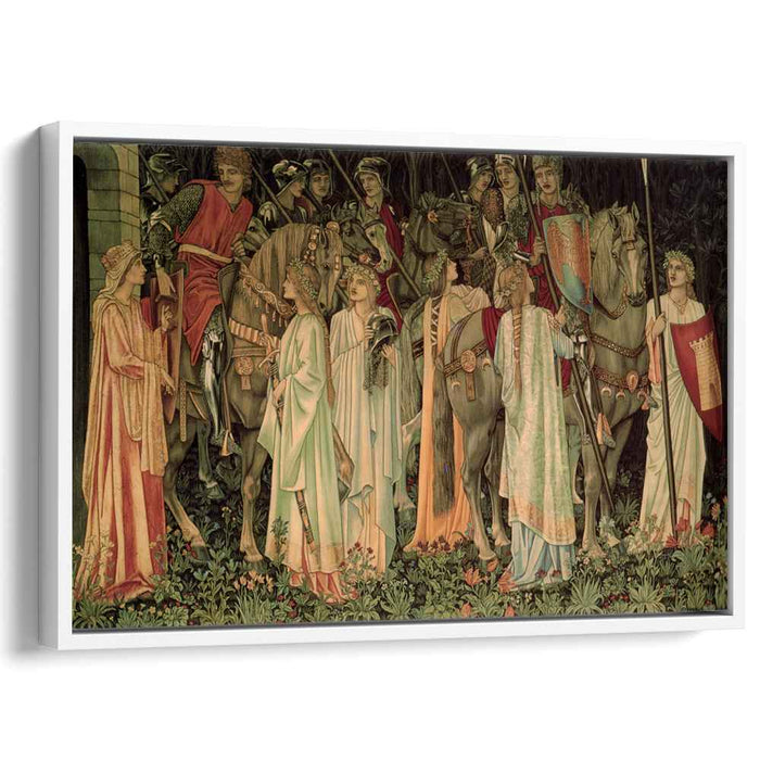 The Arming and Departure of the Knights (1894) by Edward Burne-Jones