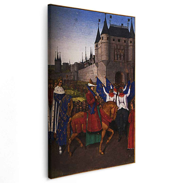 The Arrival of Charles V (1337-80) in Paris, 28th May 1364 by Jean Fouquet