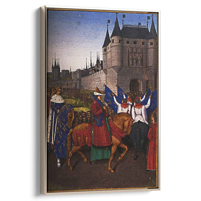 The Arrival of Charles V (1337-80) in Paris, 28th May 1364 by Jean Fouquet