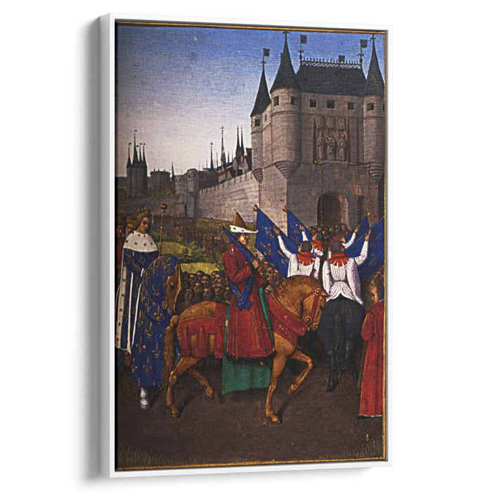 The Arrival of Charles V (1337-80) in Paris, 28th May 1364 by Jean Fouquet