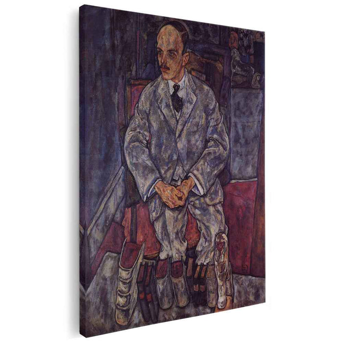 The Art Dealer Guido Arnot (1918) by Egon Schiele