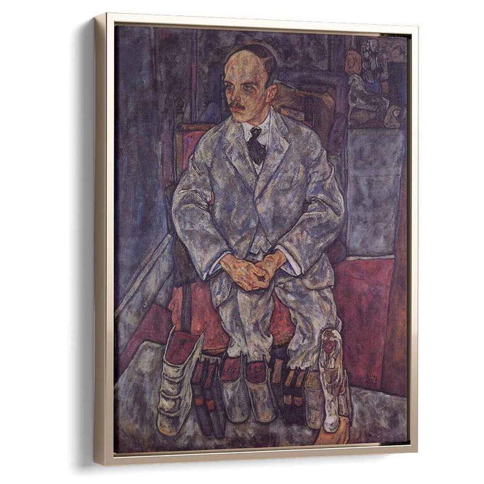 The Art Dealer Guido Arnot (1918) by Egon Schiele