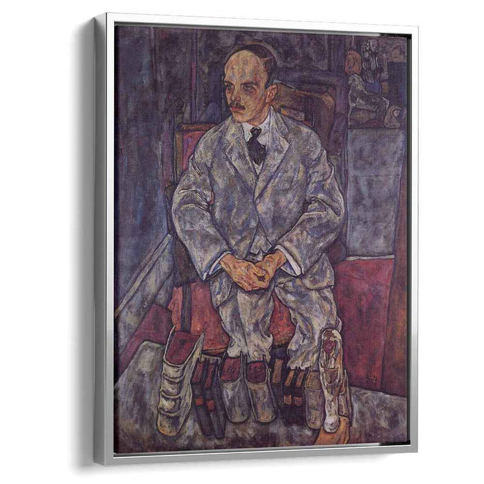 The Art Dealer Guido Arnot (1918) by Egon Schiele