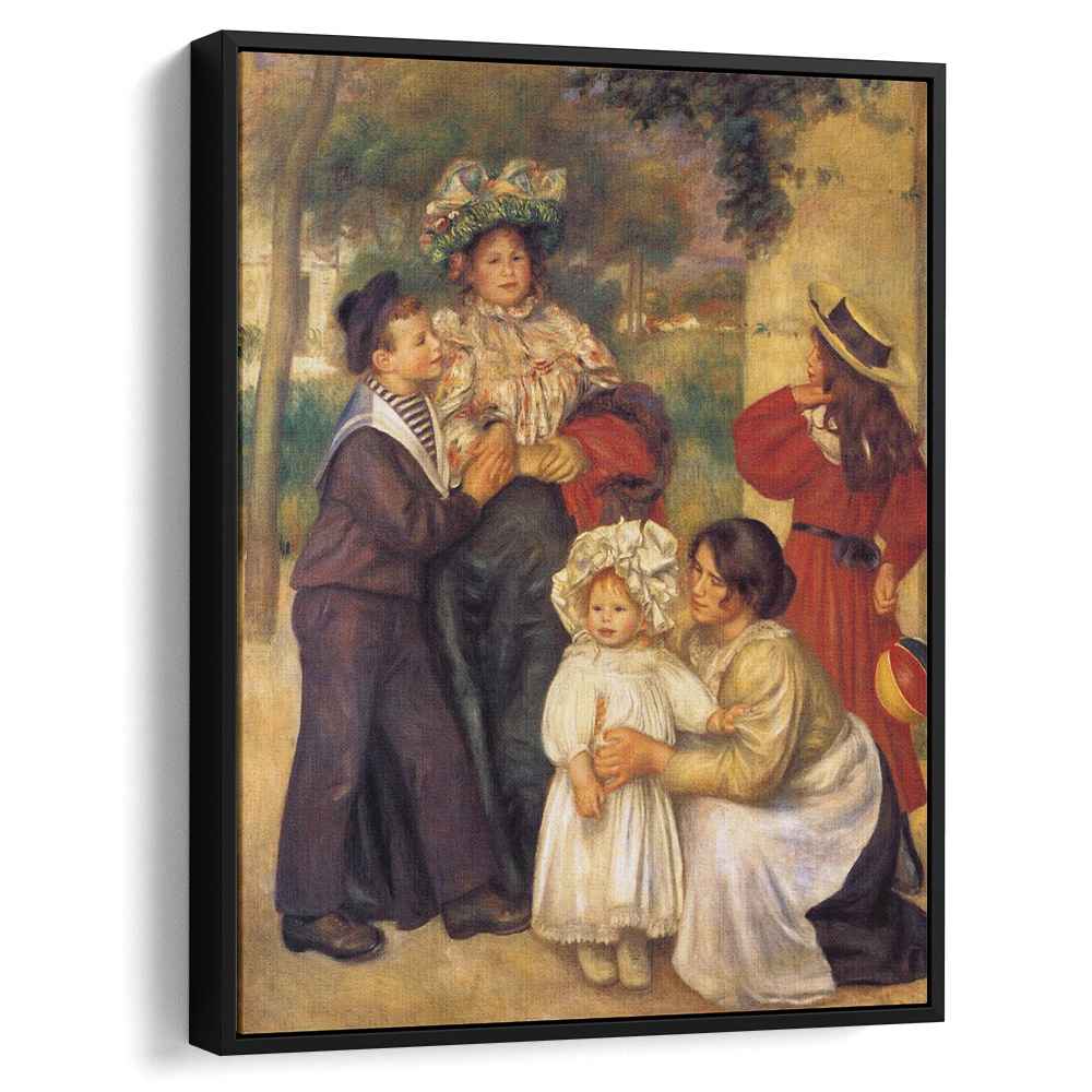 The Artist`s Family (1896) by Pierre-Auguste Renoir - Canvas