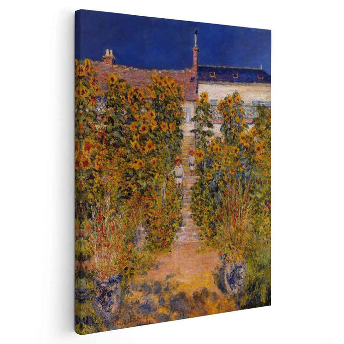 The Artist's Garden at Vetheuil (1881) by Claude Monet