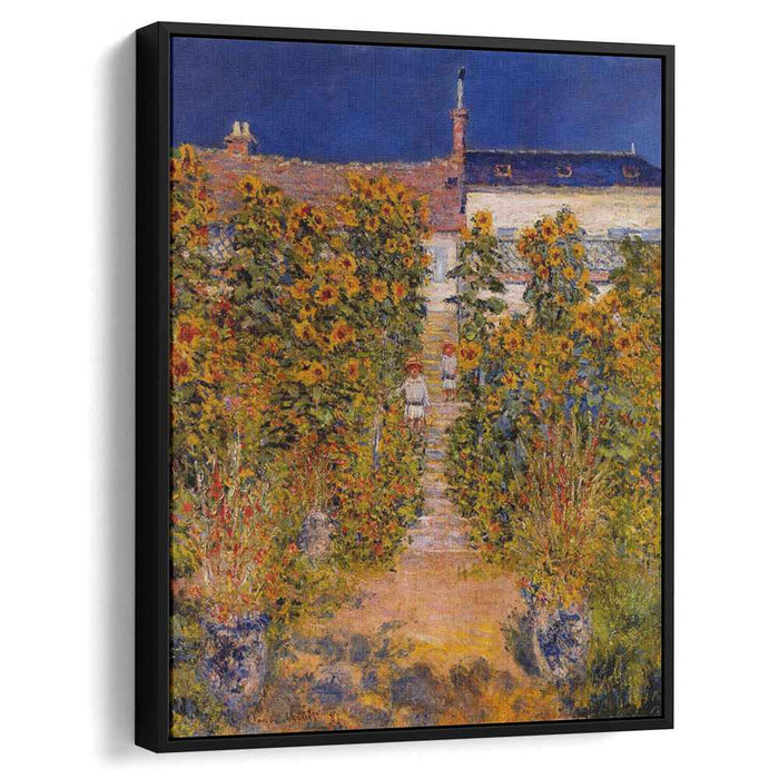 The Artist's Garden at Vetheuil (1881) by Claude Monet