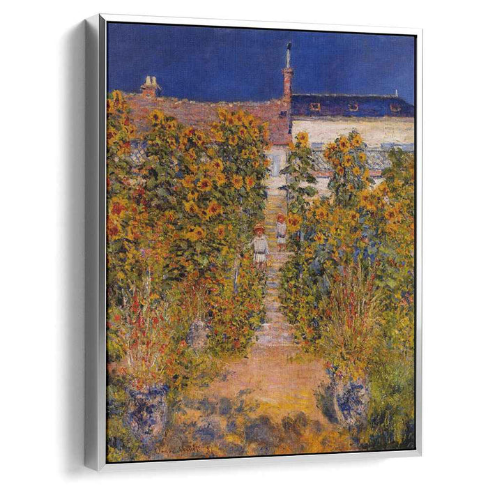 The Artist's Garden at Vetheuil (1881) by Claude Monet