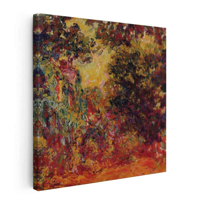 The Artist's House from the Rose Garden (1924) by Claude Monet