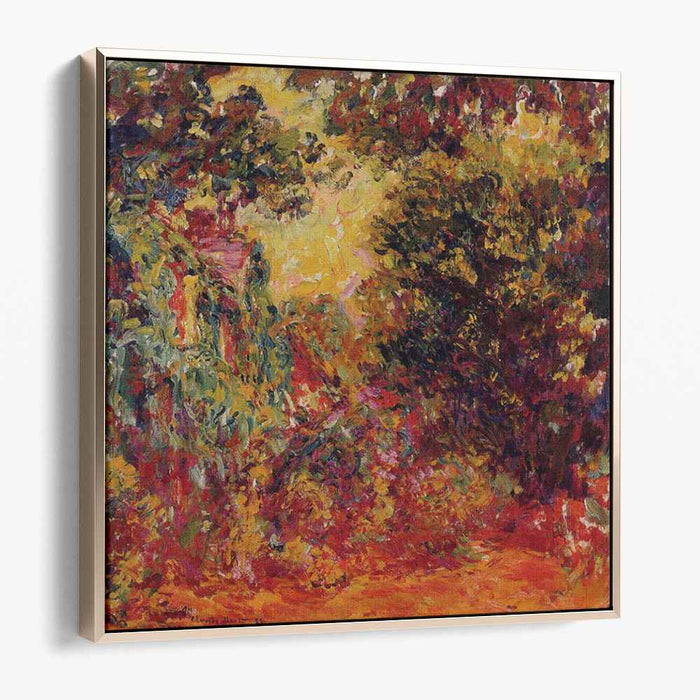 The Artist's House from the Rose Garden (1924) by Claude Monet