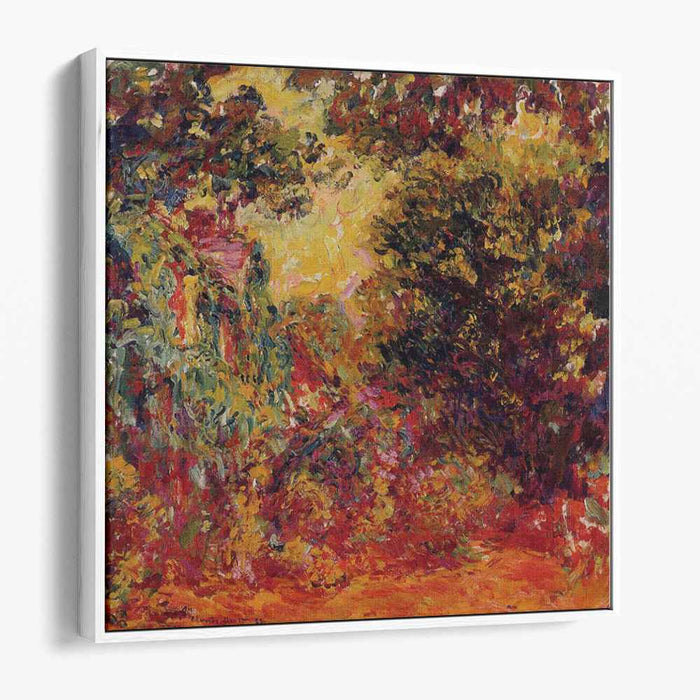 The Artist's House from the Rose Garden (1924) by Claude Monet