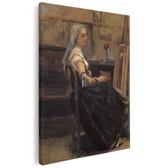 The Artist's Studio (1870) by Camille Corot