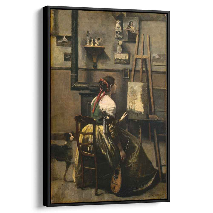 The Artist's Studio (1868) by Camille Corot