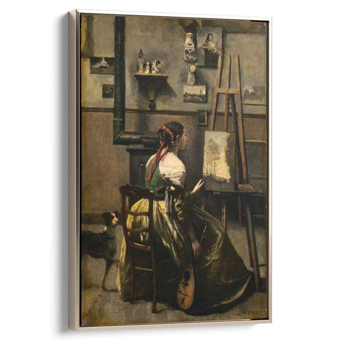The Artist's Studio (1868) by Camille Corot