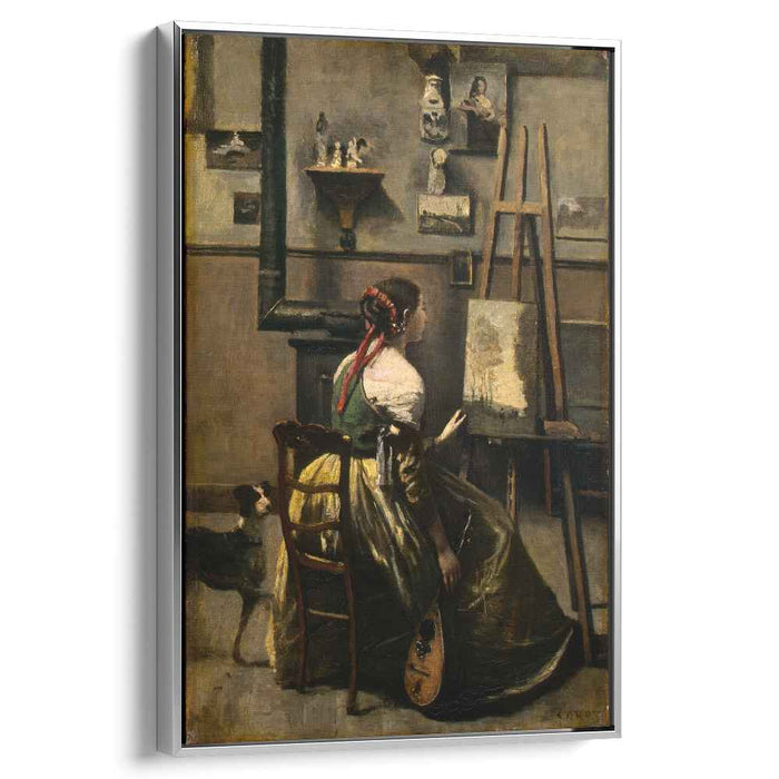 The Artist's Studio (1868) by Camille Corot