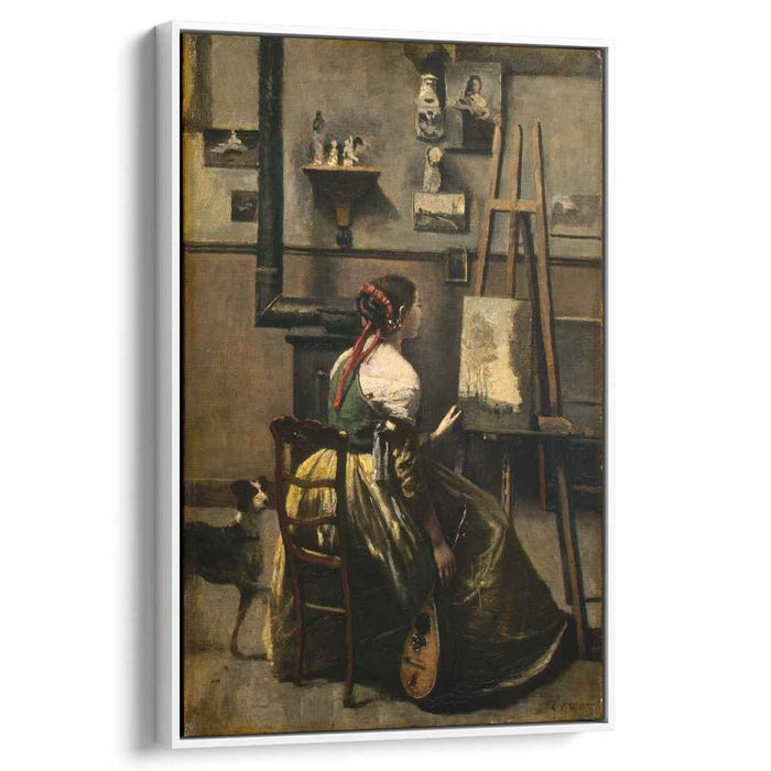 The Artist's Studio (1868) by Camille Corot