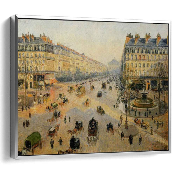 The Avenue de L'Opera, Paris, Sunlight, Winter Morning by Camille Pissarro