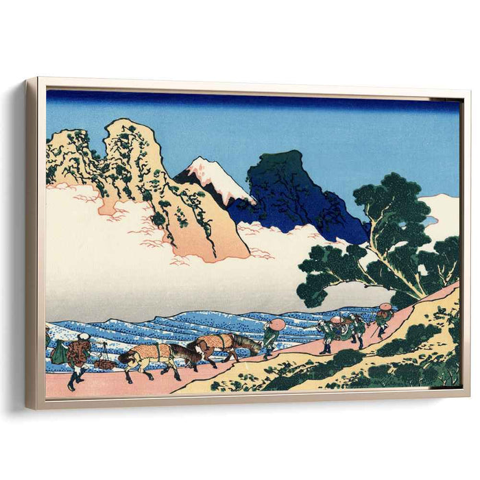 The back of the Fuji from the Minobu river by Katsushika Hokusai