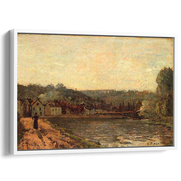 The Banks of the Seine at Bougival (1871) by Camille Pissarro
