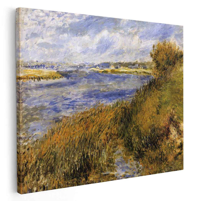 The Banks of the Seine at Champrosay (1876) by Pierre-Auguste Renoir