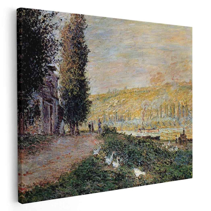 The Banks of the Seine, Lavacourt by Claude Monet