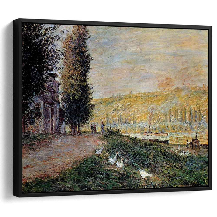 The Banks of the Seine, Lavacourt by Claude Monet