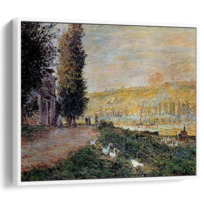 The Banks of the Seine, Lavacourt by Claude Monet