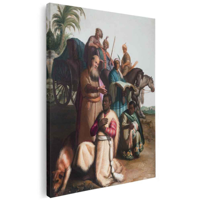 The Baptism Of The Eunuch (1626) by Rembrandt