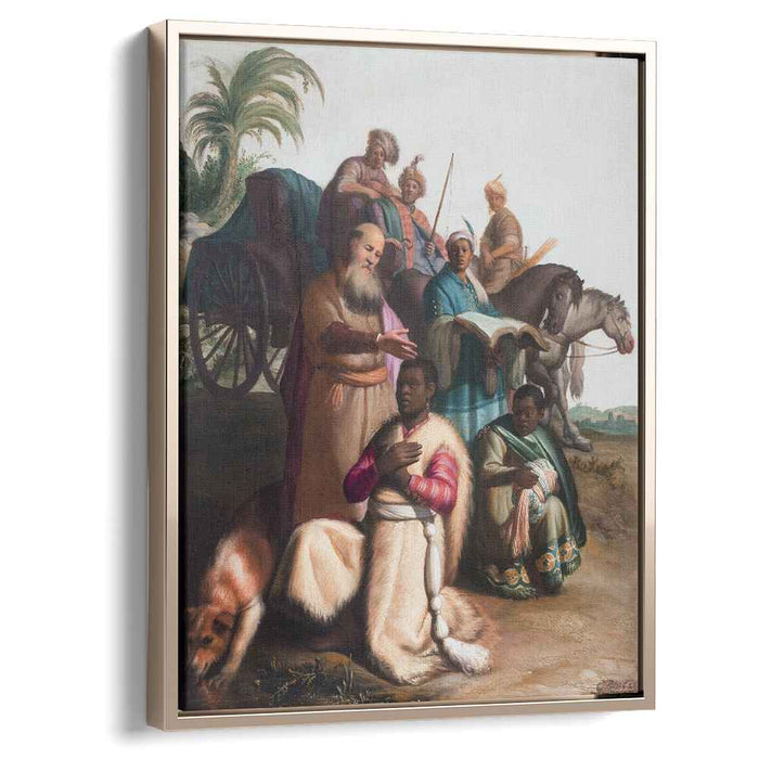 The Baptism Of The Eunuch (1626) by Rembrandt