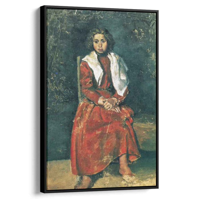 The barefoot girl (1895) by Pablo Picasso