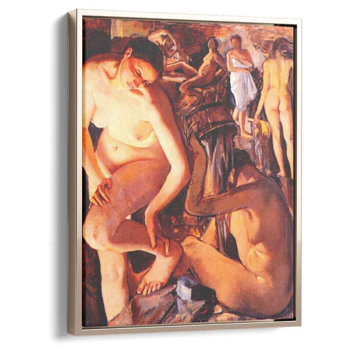 The Bathhouse (1912) by Zinaida Serebriakova