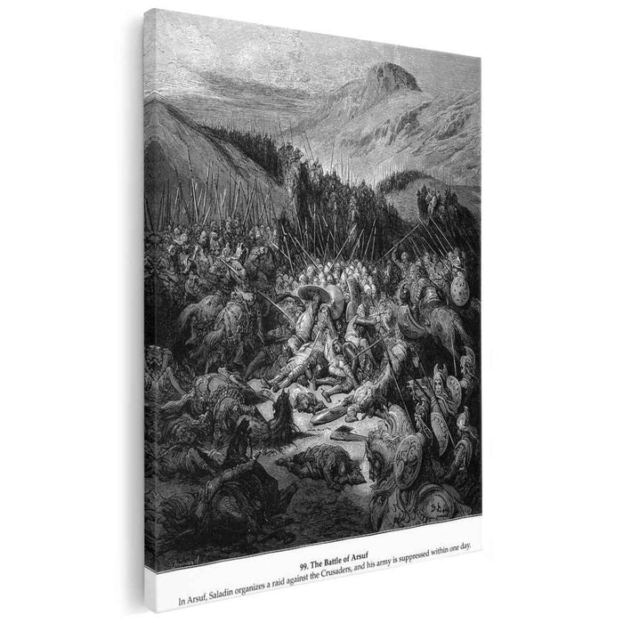 The Battle of Arsuf by Gustave Dore