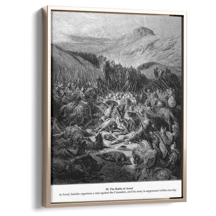 The Battle of Arsuf by Gustave Dore