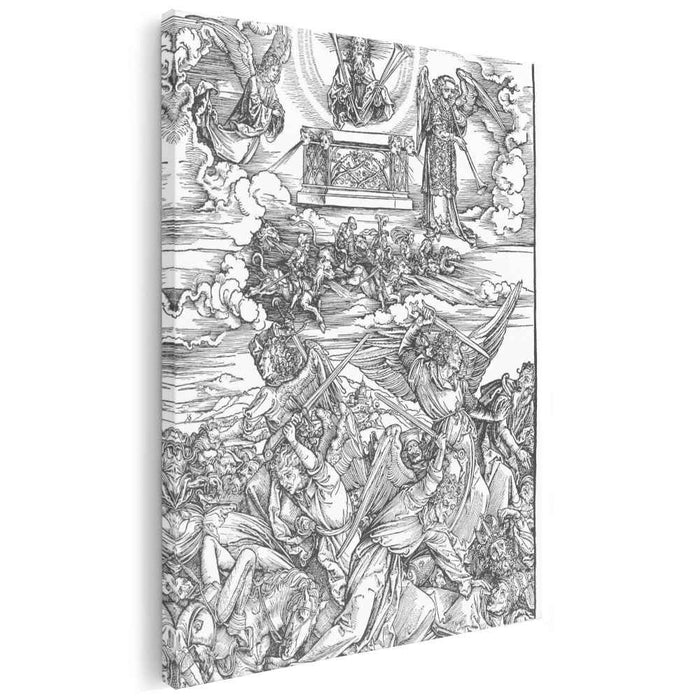 The Battle of the Angels (1498) by Albrecht Durer