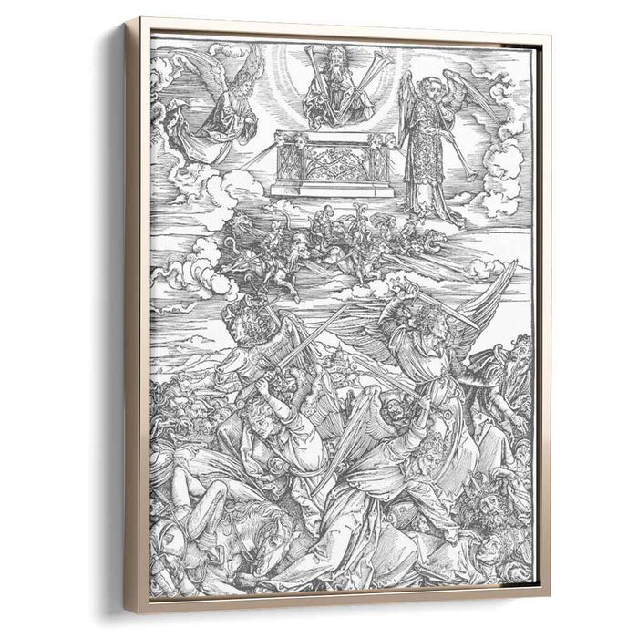 The Battle of the Angels (1498) by Albrecht Durer