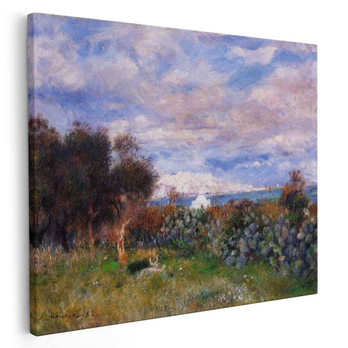 The Bay of Algiers (1881) by Pierre-Auguste Renoir