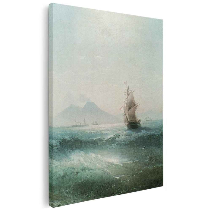 The Bay of Naples. View of Vesuvius (1879) by Ivan Aivazovsky