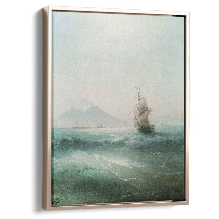 The Bay of Naples. View of Vesuvius (1879) by Ivan Aivazovsky