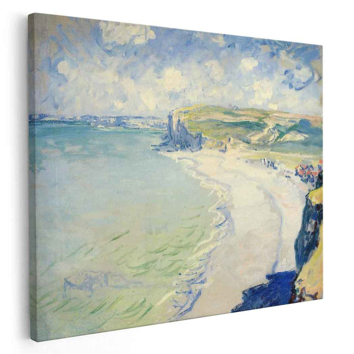 The Beach at Pourville (1882) by Claude Monet