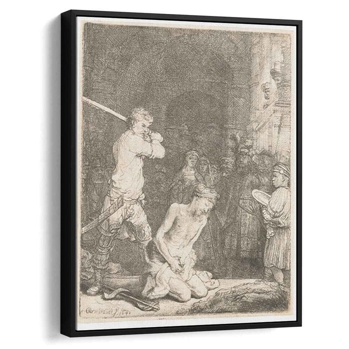 The beheading of John the Baptist (1640) by Rembrandt