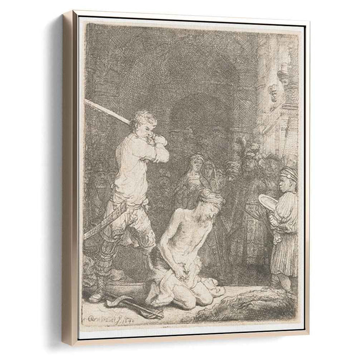 The beheading of John the Baptist (1640) by Rembrandt