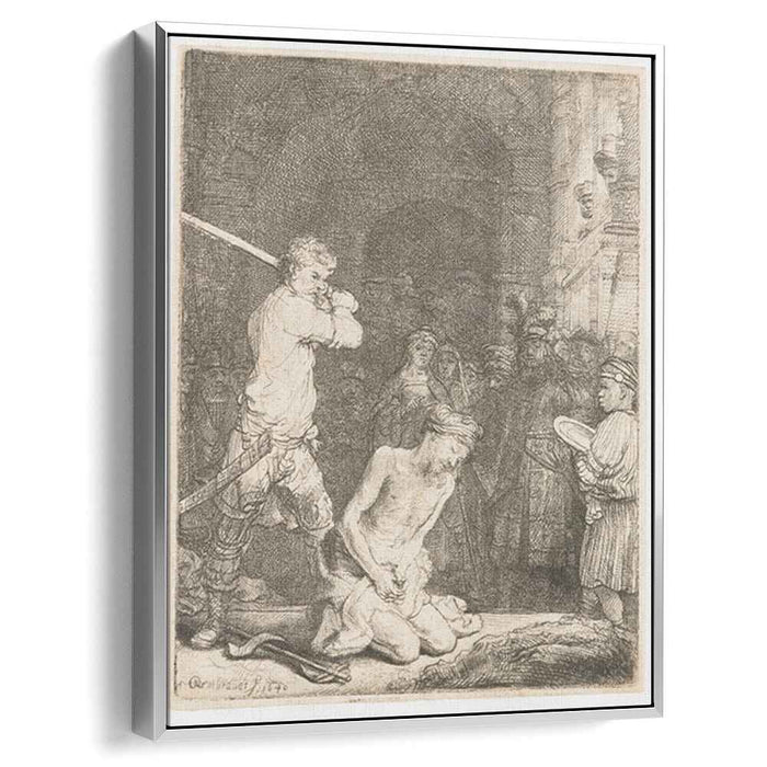 The beheading of John the Baptist (1640) by Rembrandt