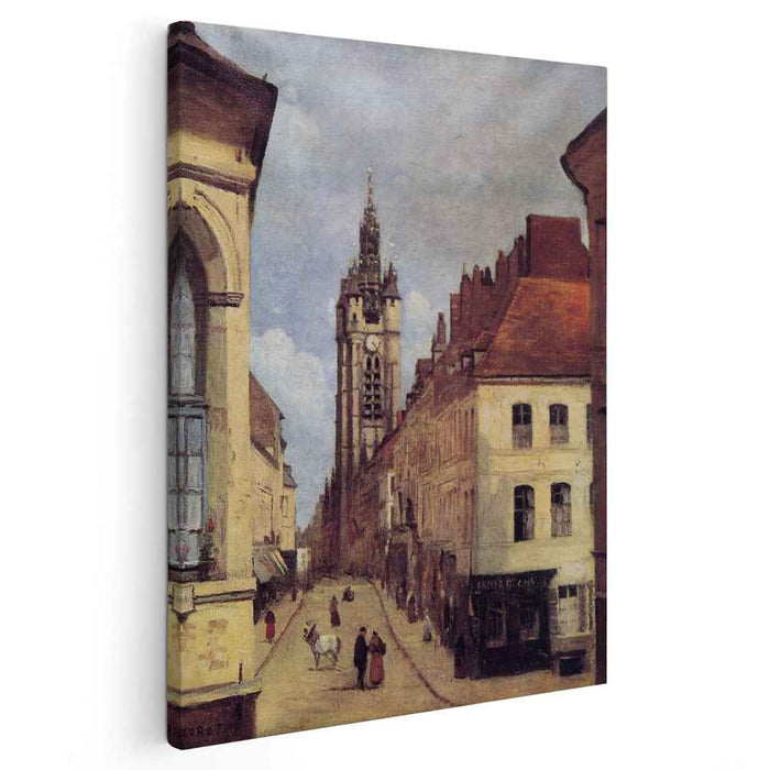 The Belfry of Douai (1871) by Camille Corot