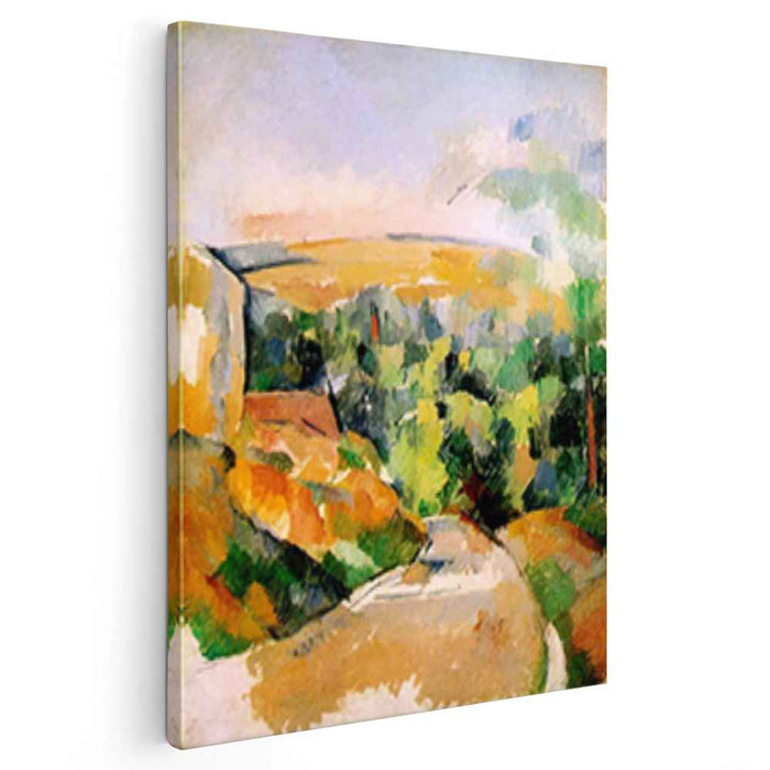 The Bend in the road (1905) by Paul Cezanne
