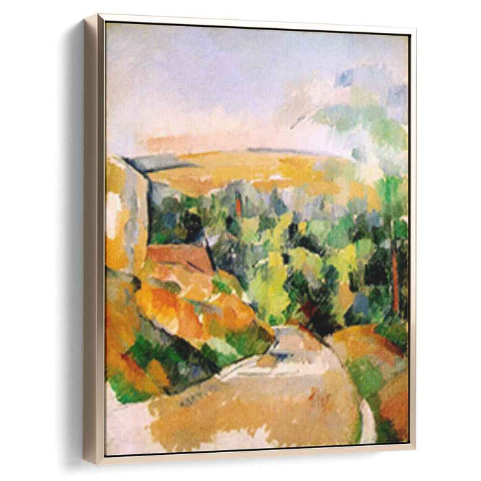 The Bend in the road (1905) by Paul Cezanne